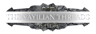 The Vāyilian Threads Logo